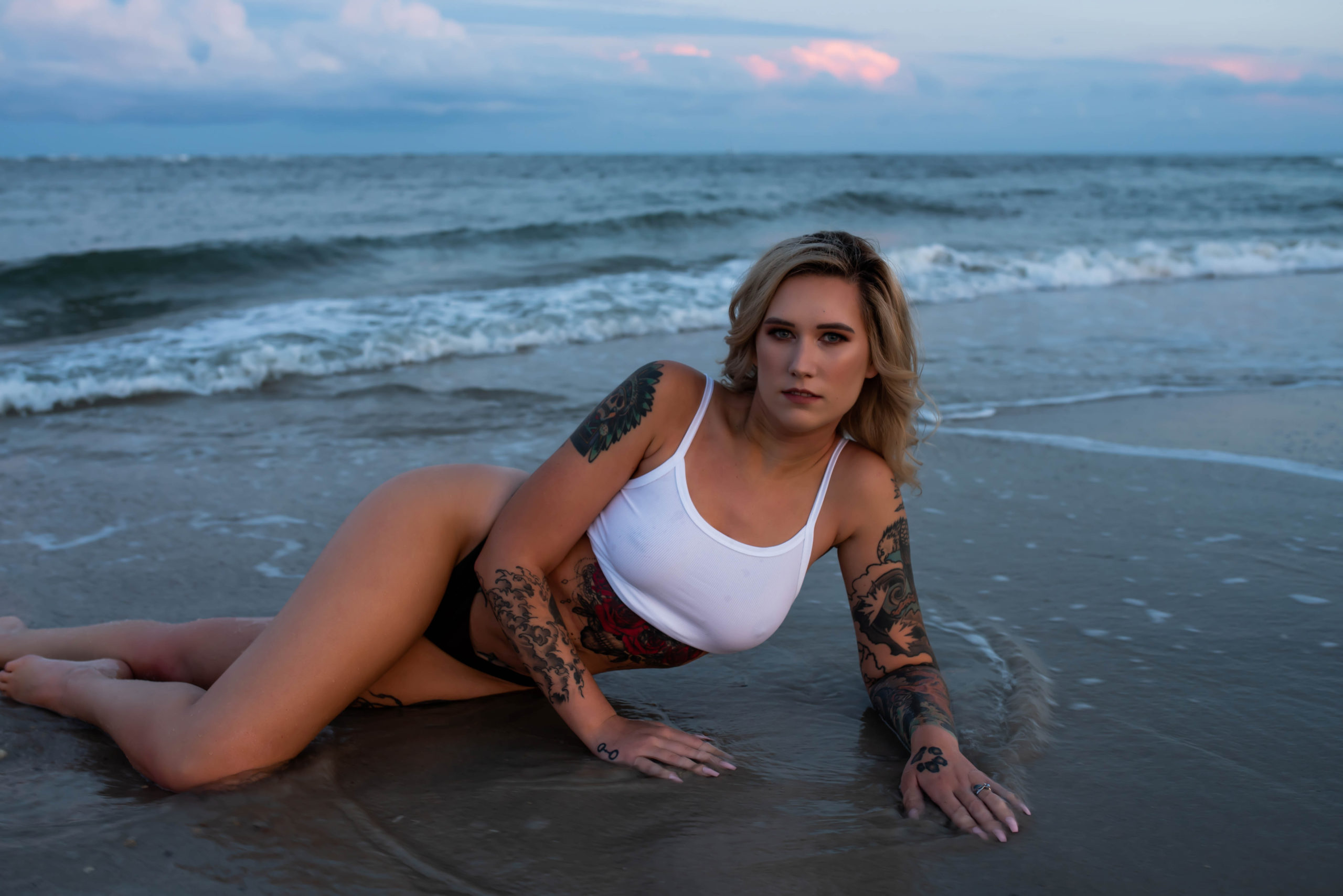 Unique Boudoir Session On The Beach | Okaloosa Island, FL Boudoir Photographer